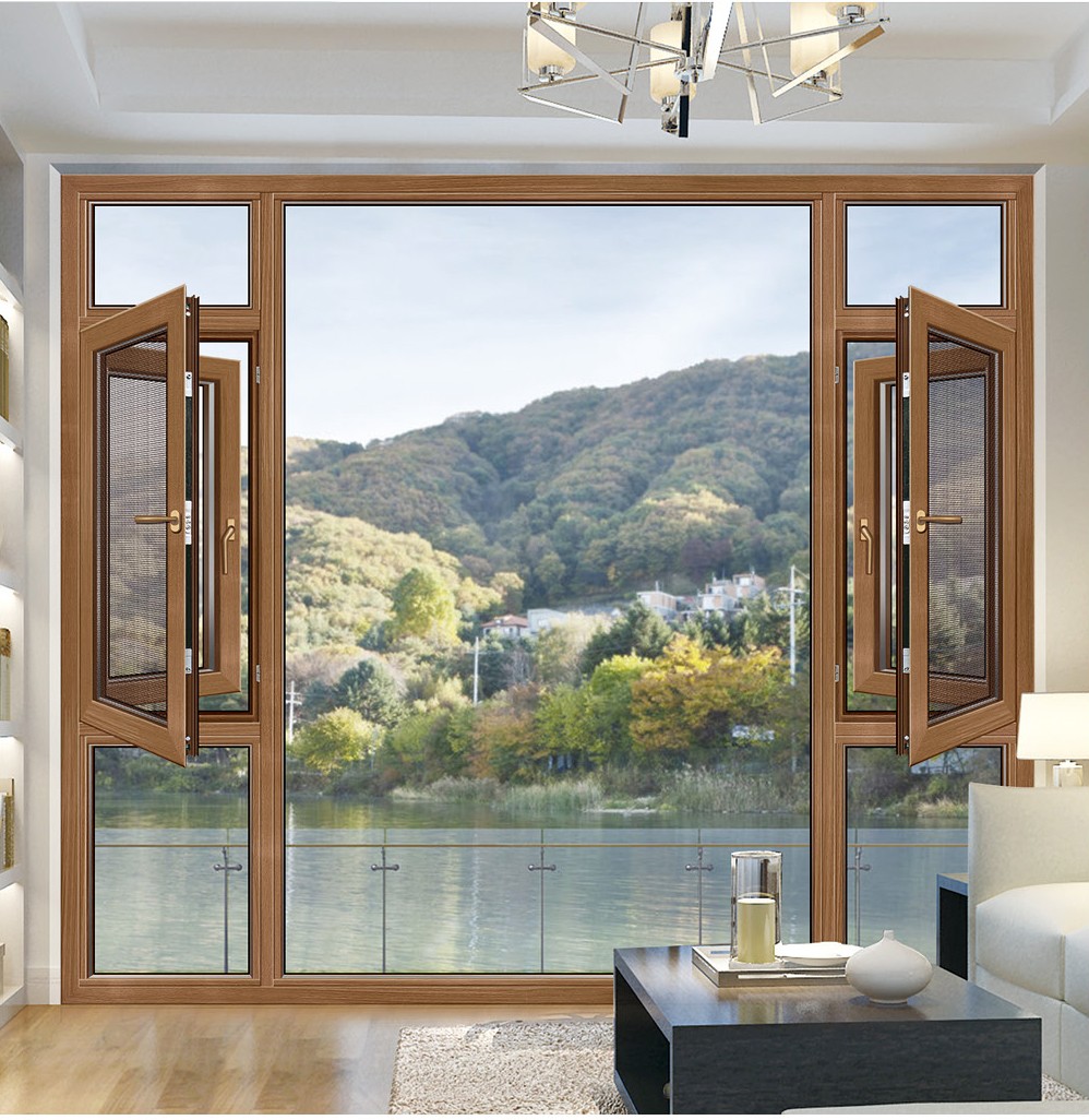 120斷橋平框窗紗一體-GT19002